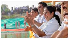Delhi CM Rekha Gupta Performs Yoga On Banks Of Yamuna, Slams AAP For Ignoring River Cleaning
