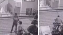 कामावरून काढल्याचा राग मनात धरला, पिंपरीत सोसायटीच्या गेटवरच सुरक्षारक्षकावर हल्ला, CCTV व्हायरल