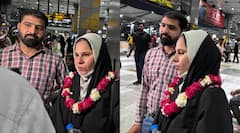 ईरान से सुरक्षित लौटी पत्नी, तो पति बोला- 'वापस आने से बेहतर था वहीं शहीद हो जाती'