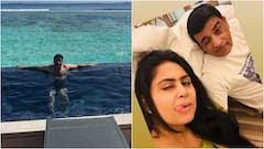 Dil Raju: భార్యతో కలిసి కన్ను కొట్టిన దిల్ రాజు... విదేశాల్లో వెకేషన్ ఎంజాయ్ చేస్తున్న స్టార్ ప్రొడ్యూసర్