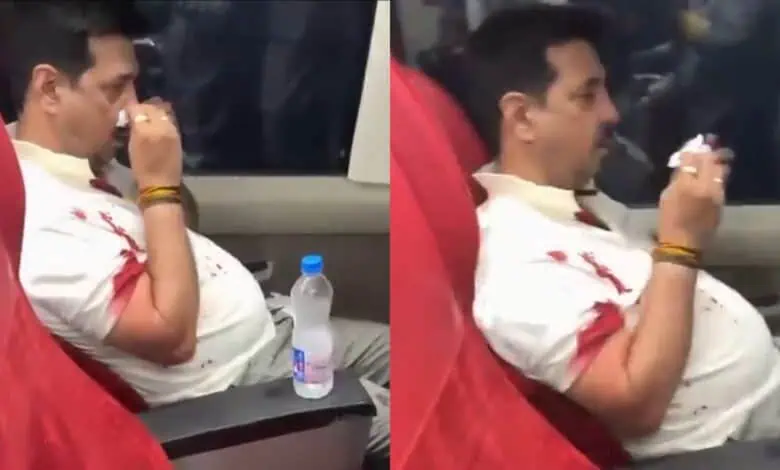 BJP MLA : విండో సీటు కోసం ప్రయాణికుడ్ని చితక్కొట్టించాడు- వందేభారత్‌లో ఎమ్మెల్యే అరాచకం - వైరల్ వీడియో