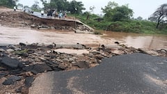 Sabarkantha: સાબરકાંઠામાં ધોધમાર વરસાદ, ઈડરના કાનપુર ગામ પાસે કોઝવે ધોવાયો