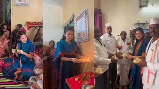 राम कृष्ण हरी, नृत्यांगणा गौतमी पाटीलकडून माय माऊलींची सेवा; पाहा व्हिडीओ