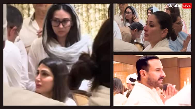 Sunjay Kapur की प्रेयर मीट में बीवी का रो-रोकर बुरा हाल, उदास दिखीं करिश्मा-करीना, नेहा धूपिया भी पहुंचीं