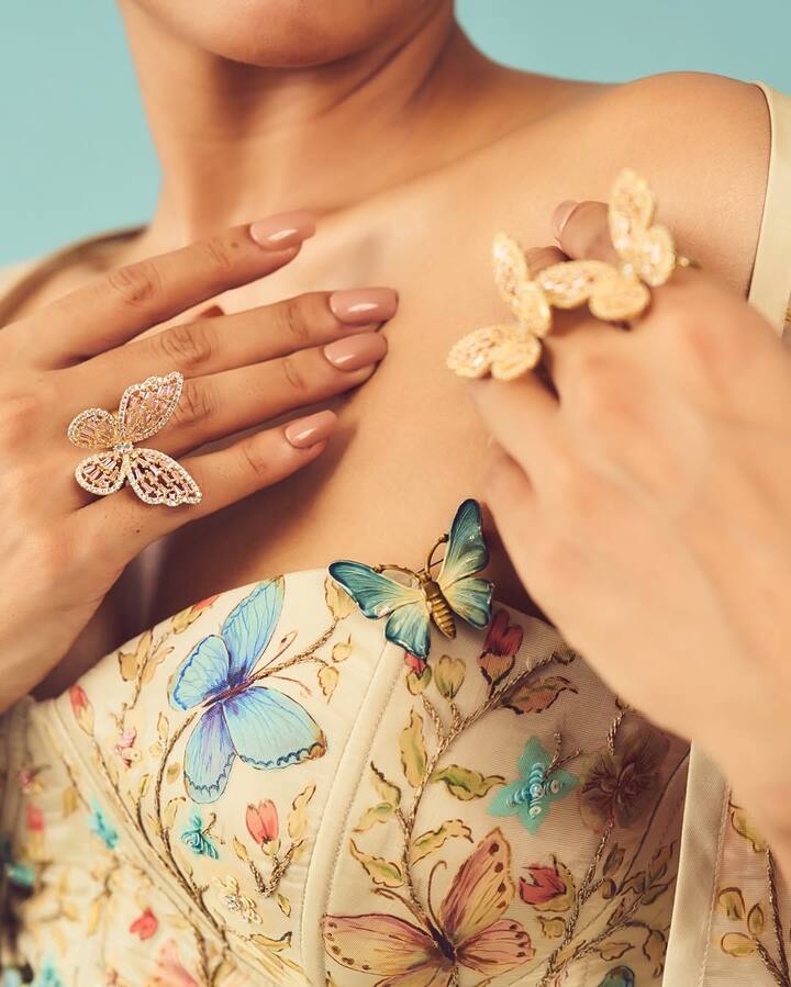 Wamiqa Gabbi has once again left fashion lovers speechless with her whimsical new look that oozes elegance, freshness, and fairytale-like charm.