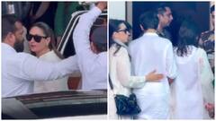 Karisma Travels To Delhi Again With Children For Sunjay Kapur’s Last Rites; WATCH