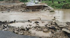 Sabarkantha: સાબરકાંઠામાં ધોધમાર વરસાદ, ઈડરના કાનપુર ગામ પાસે કોઝવે ધોવાયો