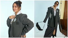 Sonakshi Sinha Rocks Blazer And Slit Skirt For Nikita Roy Promo; See PICS