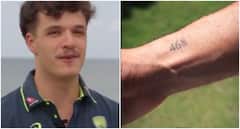 Hidden Story Behind Aussie Cricketer's '468' Tattoo – Not Just A Number
