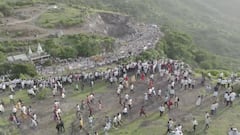 पाऊले चालती दिवे घाटची वाट; संत ज्ञानेश्वर महाराजांच्या पालखीचे दिवे घाटातील डोळे दिपवणारे फोटो