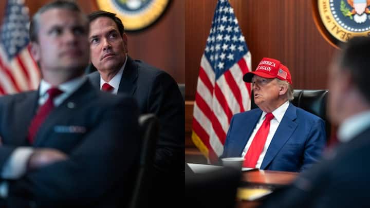 The White House released images of President Donald Trump, Vice President JD Vance, and senior advisers in the Situation Room.