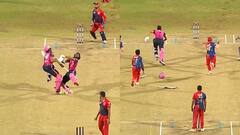 क्रिकेट पिच पर कॉमेडी, CSK प्लेयर का बन गया मजाक; देखें वायरल वीडियो