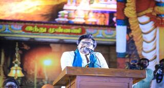 எங்களை சீண்டி பார்க்காதீர்கள்.. சாது மிரண்டால் காடு கொள்ளாது.. - முருக பக்தர்கள் மாநாட்டில் பவன்கல்யாண் !