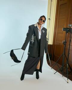 Sonakshi Sinha Rocks Blazer And Slit Skirt For Nikita Roy Promo; See PICS