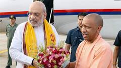 Amit Shah Arrives In Varanasi Ahead Of 25th Central Zonal Council Meeting On Tuesday