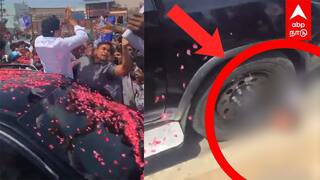 டயரில் சிக்கிய தொண்டன் தலை! Cool-லாக காரில் வந்த ரெட்டி! நெஞ்சை பதற வைக்கும் காட்சி