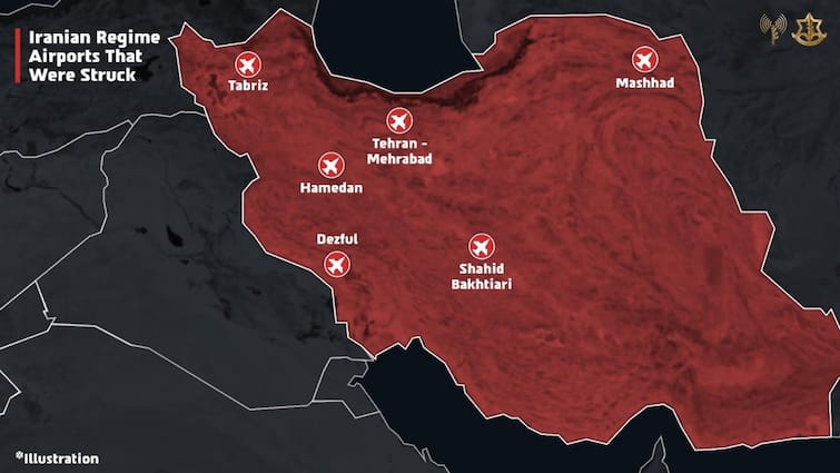Israel Bombs Infamous Evin Prison, Strikes 6 Regime Airports In Fresh Attacks Across Iran