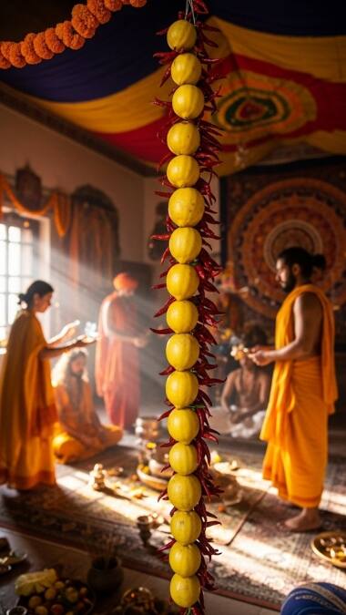 घर या दुकान पर नींबू-मिर्च क्यों लटकाते हैं?