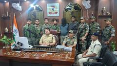 झारखंड: गुमला में एनकाउंटर के बाद 5 लाख का इनामी नक्सली गिरफ्तार, हथियार और 350 कारतूस जब्त