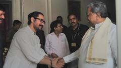 Karnataka CM Siddaramaiah Meets Actor Aamir Khan At Rashtrapati Bhavan
