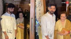 मुस्लिम पति संग एक्ट्रेस ने मनाई पहली वेडिंग एनिवर्सरी, सास के पैर छूते दिखे एक्टर