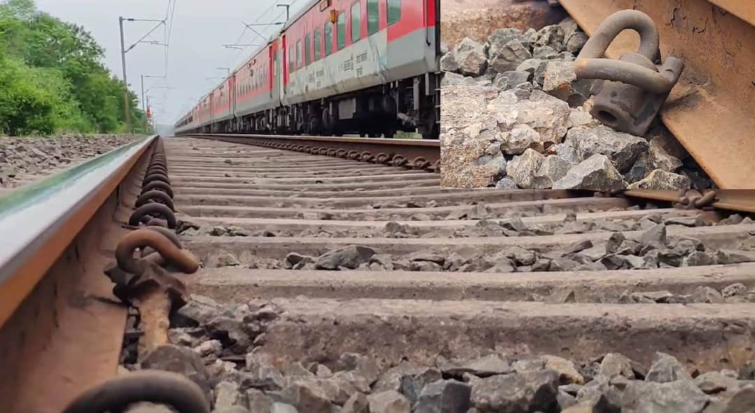 मुंबई-नागपूर लोहमार्गावरील रेल्वे रुळाच्या चाव्या निखळल्या; सिमेंटच्या पट्ट्यांनीही तडे, मोठा अपघात होण्याची भीती