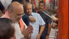 भैरव मंदिर पहुंचे थे गृहमंत्री अमित शाह, नजर उतारने के बीच सीएम योगी ने टोका, वीडियो वायरल