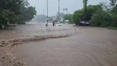 Panchmahal Rain: હાલોલમાં ભારે પવન સાથે ધોધમાર વરસાદ, રસ્તાઓ થયા પાણી-પાણી