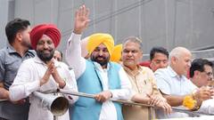 लुधियाना में जीत के बाद AAP ने किया रोड शो, CM भगवंत मान बोले- 'अब हमारा लक्ष्य...'