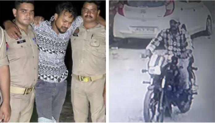 Police shot harasser in the leg during an encounte watch video ਕੋਚਿੰਗ ਤੋਂ ਵਾਪਸ ਆ ਰਹੀ ਵਿਦਿਆਰਥਣ ਨਾਲ 'ਭੂੰਡ ਆਸ਼ਕ' ਨੇ ਕੀਤੀ ਛੇੜਖਾਨੀ, ਪੁਲਿਸ ਨੇ ਲੱਭਕੇ ਲੱਤ 'ਚ ਮਾਰੀ ਗੋਲ਼ੀ, ਦੇਖੋ ਪੂਰੀ ਵੀਡੀਓ