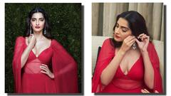 40 की उम्र में हुस्न की मल्लिका दिखीं सोनम कपूर, रेड डीपनेक ड्रेस पहन किया फैंस को दीवाना