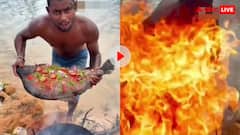 मछली फ्राई करने आया था, खुद फ्राई होते-होते बचा, वायरल वीडियो देख खड़े हो जाएंगे रौंगटे