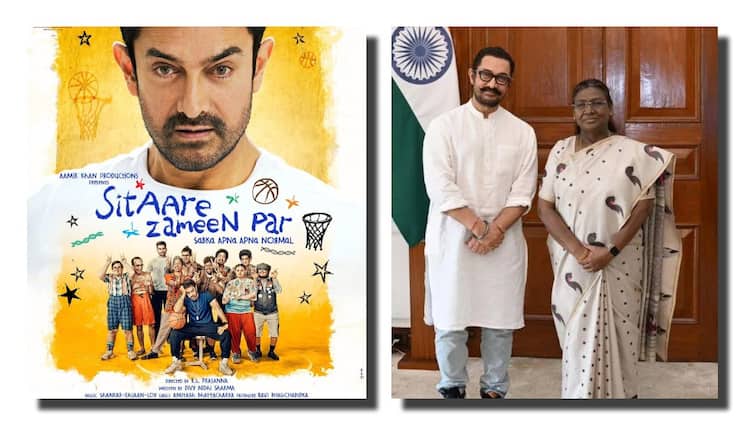 'सितारे जमीन पर' की रिलीज के बीच आमिर खान ने राष्ट्रपति द्रौपदी मुर्मू से की मुलाकात, देखें तस्वीर