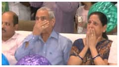 Shubhanshu Shukla's Mother Blows Him Kisses, Cheers For Him As He Leaves For Space: Watch