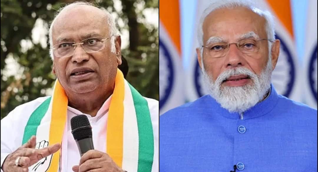 Congress President mallikarjun kharge attacks pm modi on emergency constitution freedom democracy 'चुनाव तुम नहीं, मशीन जीत रही', किस बात पर फायर हुए खरगे, बोले- 'महाराष्ट्र में कैसे बढ़ गए 8 फीसदी वोटर'