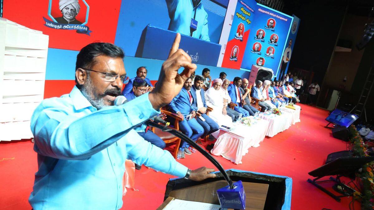 VCK Thiruma: ”இந்து மதம் என்று ஒன்று கிடையாது, அதில் சகோதரத்துவமே இல்லை” - இறங்கி அடித்த திருமா, பேசுமா பாஜக?