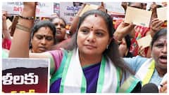 கட்சிக்குள் புயல் கிளப்பிய பரபரப்பு குற்றச்சாட்டுகள்..  பிஆர்எஸ் எம்.எல்.சி கவிதா இடைநீக்கம்.. காரணம் என்ன?