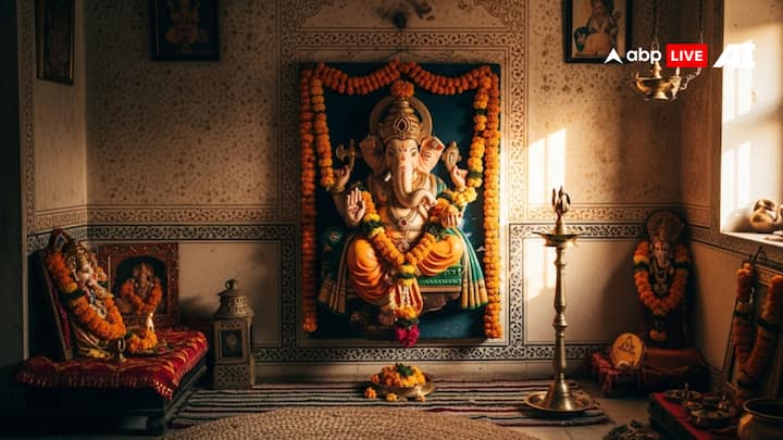 Never keep the photo of God on the floor or ground. Put his photos on the high place on the wall.