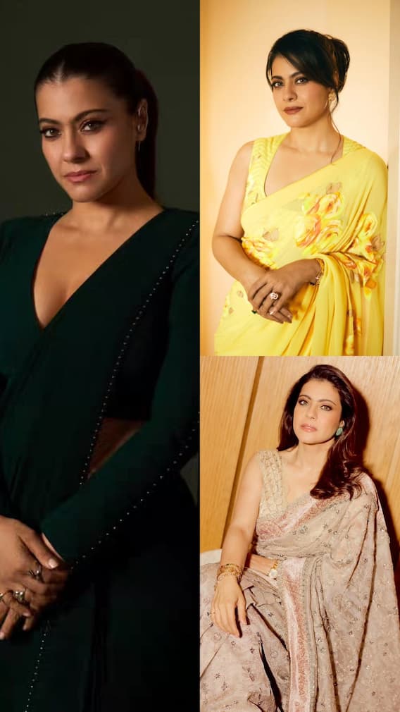 ब्रॉड शोल्डर्स को करें फ्लैटर, काजोल के ये ब्लाउज डिजाइन देंगे परफेक्ट लुक