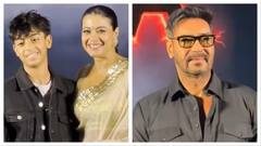 Kajol Poses With Son Yug At Maa Premiere, Ajay Devgn Arrives Solo; Watch Video
