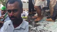 पटना में तेजस्वी यादव की सभा में बेकाबू हुए युवा, धक्का-मुक्की में शीशे का दरवाजा टूटा