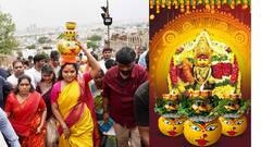Golconda Bonalu : బోనమెత్తిన కల్వకుంట్ల కవిత, అమ్మవారిని ఏం కోరుకున్నారంటే!
