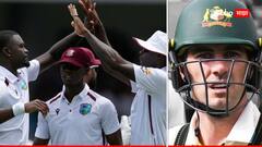 एका दिवसात 14 विकेट्स! वेस्ट इंडिजच्या दोन 'शिकाऱ्यांनी' कांगारूंना झोपवलं, ऑस्ट्रेलियाचा 180 धावांत खुर्दा उडवला