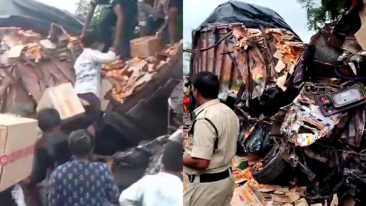 Viral News: మంటగలిసిన మానవత్వం! రోడ్డు ప్రమాదంలో ఒకరి మృతి, సంతూర్ సబ్బుల కాటన్లు ఎత్తుకెళ్లిన జనం