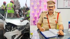 లారీని ఢీకొన్న కారు! ఎస్సై, కానిస్టేబుల్ మృతి- కోనసీమలో విషాదం