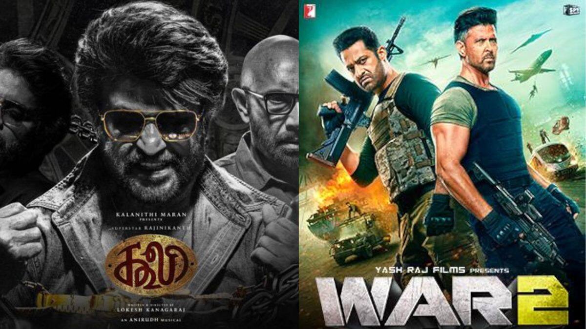 Coolie Vs War 2 : தமிழில் கூலி...இந்தியில் வார் 2..எந்த படத்திற்கு அதிக வரவேற்பு ?