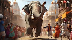 VIDEO: Elephant In Ahmedabad Rath Yatra Runs Amok On Street, Several Injured