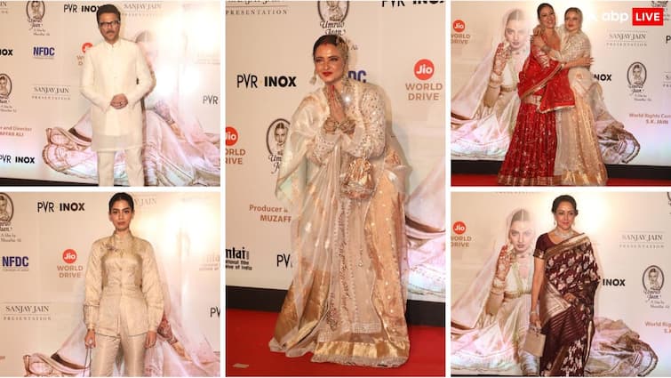 Umrao Jaan Screening: 'उमराव जान' की स्क्रीनिंग में उमड़ा बॉलीवुड, रेखा से लेकर हेमा मालिनी और आलिया भट्ट ने लूट ली लाइमलाइट