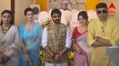 Devi Chowdhurani: নৈহাটির বড়মার পুজো দিলেন মন্দিরে প্রসেনজিৎ-শ্রাবন্তী, গেলেন সাহিত্যসম্রাটের বাড়িতেও