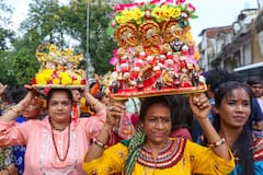 Jagannath Rath Yatra:గుజరాత్‌ అహ్మదాబాద్‌లో అత్యంత వైభవంగా జగన్నాథ రథయాత్ర, ఏనుగు అదుపుతప్పి జనంపైకి దూసుకెళ్లింది ఇక్కడే!